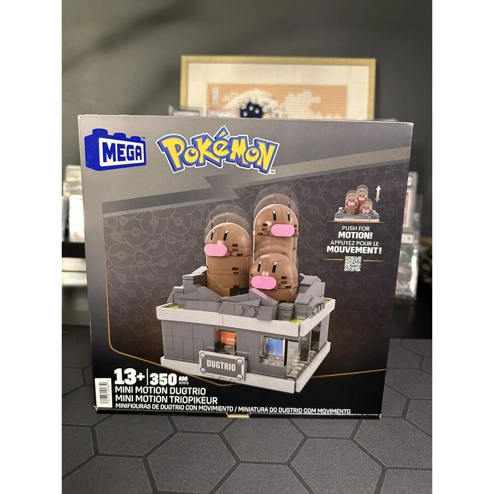 WB MEGA Brands - Pokémon Mini Motion Dugtrio Building Toy Kits